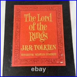 1965 Lord Of The Rings J. R. R Tolkien Box Set withMaps Houghton Mifflin 2nd Edition
