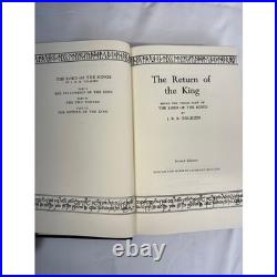 1965 Lord Of The Rings J. R. R Tolkien Box Set withMaps Houghton Mifflin 2nd Edition