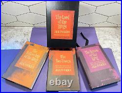 1965 Lord Of The Rings JRR Tolkien Box Set w Maps Houghton Mifflin 2nd Ed CLEAN