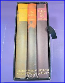 1965 Lord Of The Rings JRR Tolkien Box Set w Maps Houghton Mifflin 2nd Ed CLEAN