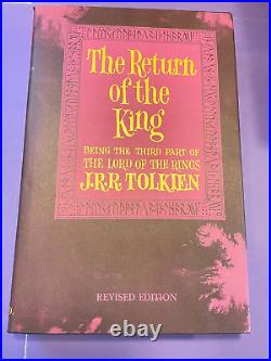 1965 Lord Of The Rings JRR Tolkien Box Set w Maps Houghton Mifflin 2nd Ed CLEAN