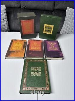 1965 Lord Of The Rings Trilogy Hardcover Book Set 2nd Edition & 1966 The Hobbit