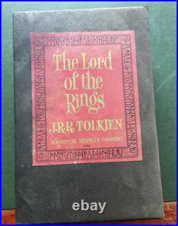 1965 Lord of the Rings Trilogy Box Set 2nd Edition J. R. R. Tolkien W Maps READ