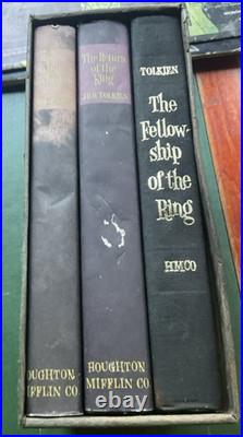 1965 Lord of the Rings Trilogy Box Set 2nd Edition J. R. R. Tolkien W Maps READ
