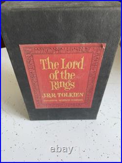 1965 Lord of the Rings Trilogy Box Set 2nd Edition J. R. R. Tolkien With Maps
