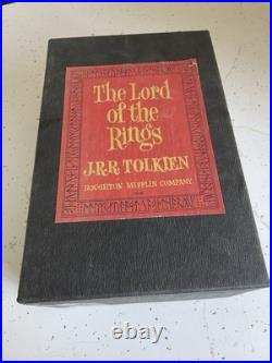 1965 Lord of the Rings Trilogy Box Set 2nd Edition J. R. R. Tolkien With Maps