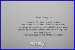 1965 Revised Edition THE LORD OF THE RINGS Box Set (HB) Second Ed. 10th Print