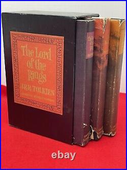 1965 The Lord Of The Rings Trilogy Hardcover Revised 8th & 9th J. R. R. Tolkien