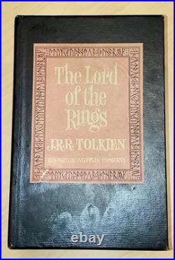 1965 The Lord of the Rings Trilogy Box Set Tolkien HC/DJ 2nd Ed with All Maps
