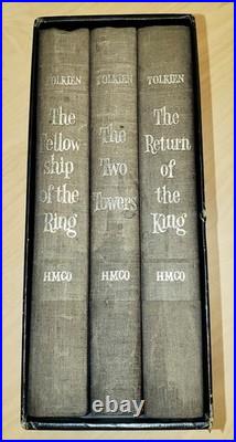 1965 The Lord of the Rings Trilogy Box Set Tolkien HC/DJ 2nd Ed with All Maps