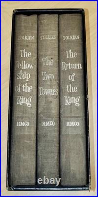 1965 The Lord of the Rings Trilogy Box Set Tolkien HC/DJ 2nd Ed with All Maps