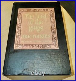 1965 The Lord of the Rings Trilogy Box Set Tolkien HC/DJ 2nd Ed with All Maps