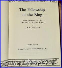 1965 The Lord of the Rings Trilogy Box Set Tolkien HC/DJ 2nd Ed with All Maps