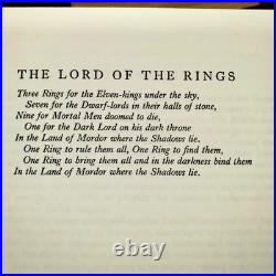 1965 The Lord of the Rings Trilogy Box Set Tolkien HC/DJ 2nd Ed with All Maps