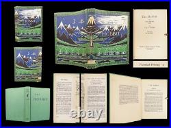1966 1ed The Hobbit JRR Tolkien Lord of Rings 40th printing + Maps + Original DJ