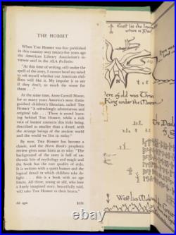 1966 1ed The Hobbit JRR Tolkien Lord of Rings 40th printing + Maps + Original DJ