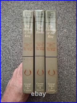 1966 2nd Ed 1st Impression Lord Of The Rings Trilogy J R R Tolkien