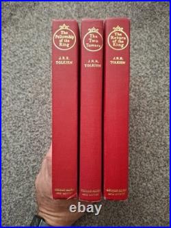 1966 2nd Ed 1st Impression Lord Of The Rings Trilogy J R R Tolkien