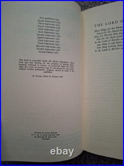 1966 2nd Ed 1st Impression Lord Of The Rings Trilogy J R R Tolkien