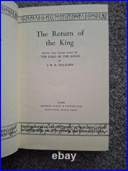 1966 2nd Ed 1st Impression Lord Of The Rings Trilogy J R R Tolkien