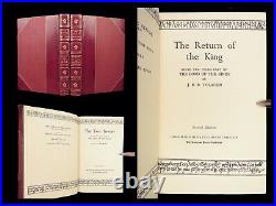 1966 EXQUISITE Lord of the Rings Tolkien Two Towers + Return of King Maps 2V