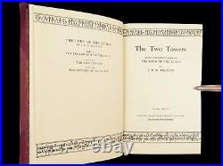 1966 EXQUISITE Lord of the Rings Tolkien Two Towers + Return of King Maps 2V