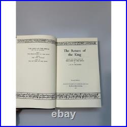 1967 Lord Of the Rings Set with Maps Houghton Mifflin 2nd Ed