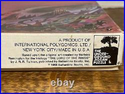 1968 GIANT Lord Of The Rings by J. R. R Tolkien Middle Earth Mural Puzzle R101