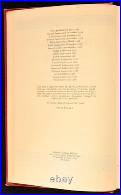 1968 The Fellowship of the Ring The Lord of the Rings J R R Tolkien Second Ed