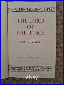 1969 First Edition Lord Of The Rings De Luxe J R R Tolkien Rare
