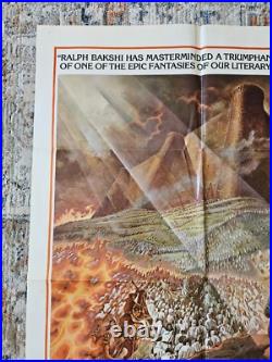 1970s Lord Of The Rings Movie Poster JRR Tolkien Style B