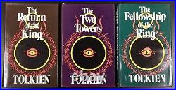 1973 3vol The Lord Of The Rings by J. R. R. Tolkien Fantasy Fiction Book Set