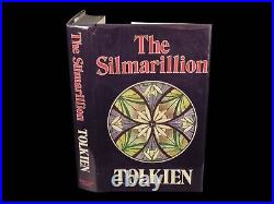 1977 Lord of the Rings 1st JRR Tolkien Silmarillion Middle Earth + MAP DJ