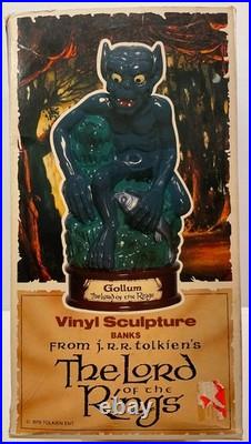 1978 J. R. R. Tolkiens Lord Of The Rings Gollum Vinyl Sculpture Bank 9 In Box