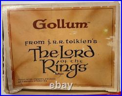 1978 J. R. R. Tolkiens Lord Of The Rings Gollum Vinyl Sculpture Bank 9 In Box
