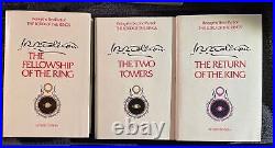 1978 Lord of the Rings Book Set Slipcase 2nd Edition Houghton Mifflin With MAPS