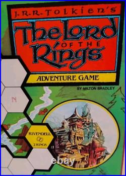 1979 LotR LORD OF THE RINGS Adventure Game Milton Bradley TOLKIEN Complete HTF