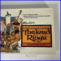 1979 LotR LORD OF THE RINGS Adventure Game Milton Bradley TOLKIEN Complete HTF