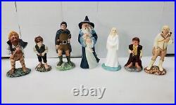 1979 Royal Doylton, J. R. R. Tolkien, Lord Of The Rings Figurines, 7 Pcs