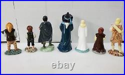 1979 Royal Doylton, J. R. R. Tolkien, Lord Of The Rings Figurines, 7 Pcs