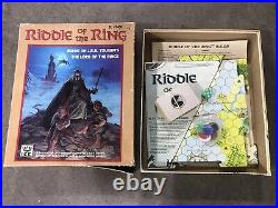 1985 J. R. R Tolkien's Lord Of The Rings Riddle Of The Ring Board Game 96 Cards