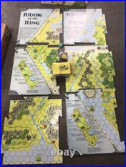1985 J. R. R Tolkien's Lord Of The Rings Riddle Of The Ring Board Game 96 Cards