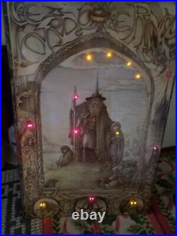 1988 Ideal Decor 34.5 x 23 J. R. R. Tolkien Lord of the Rings Art lightning