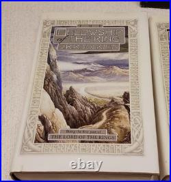 1993 The Lord of the Rings J. R. R. Tolkien VTG Hardcover 3 Book Box Set with Maps