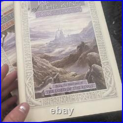 1993 The Lord of the Rings J. R. R. Tolkien VTG Hardcover 3 Book Box Set with Maps