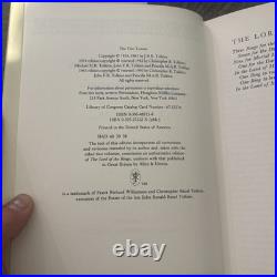 1993 The Lord of the Rings J. R. R. Tolkien VTG Hardcover 3 Book Box Set with Maps