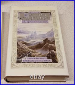 1993 The Lord of the Rings J. R. R. Tolkien VTG Hardcover 3 Book Box Set with Maps