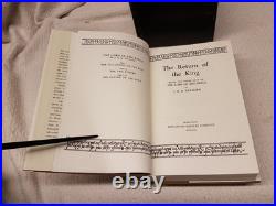 1993 The Lord of the Rings J. R. R. Tolkien VTG Hardcover 3 Book Box Set with Maps