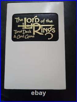 1997 Tolkien Lord of the Rings Limited Gold Edition Signed Tarot Cards Sealed