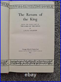1st/1st 1955 Return Of The King Lord Of The Rings Tolkien